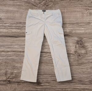 WHBM Midrise Stretch WHITE Jeans Size 14R